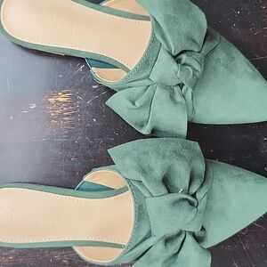 LOFT Sz6M  Mules, Green